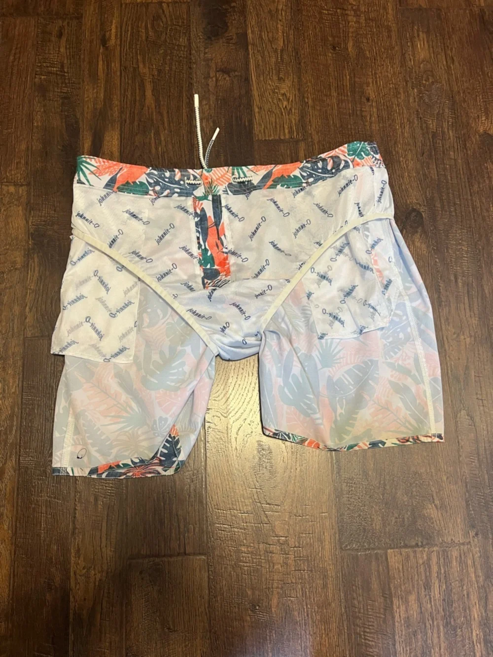 johnnie-O Largo Swim Trunks Size Men’s XXL Color Blue/Green/Orange